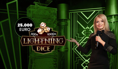 Yeni Oyun Lightning Dice'da 25.000 Euro Nakit Ödül lightning dice 25